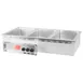 APW Wyott HFW-3DS 15"  Insulated Three Pan Drop In Hot Food Well with Drain 4 image