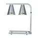 Adcraft HL-2 Freestanding C-Frame Two Bulb Heat Lamp w/ Adjustable Arm, 120V, 250W Per Bulb 1 image