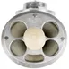 Hobart 22C/E-FS5PLT Funnel Throat Chop End Assy for #22 Hub Tin Cylinder Auger Knife 5 Carbon Steel Grind Plates 5 image