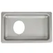 Hobart 22PAN-SSTFS - 27¾" x 15⅝" x 3" Stainless Steel Rectangular Grind Pan, Hub #22, Meat Grinder Part 3 image