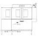 Hobart CL76-BAS+BUILDUP 76" Conveyor Dishwasher, 245 Rack/Hr - High/Low (convertible) Specify Tank 1 image