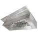 Captive Aire 16' L 430 Stainless Steel Make-Up Air Hood (Complete) with 3 Fans and Optional Fire System 1 image