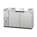 Hoshizaki BB59-S 59" Two Section Silver 2 Swinging Solid Door Back Bar Cooler, 18.16 cu. ft. 1 image