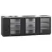Hoshizaki BB95-G 95" Three Section 3 Swinging Glass Door Back Bar Cooler, 32.53 cu. ft. 2 image