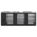 Hoshizaki BB95-G 95" Three Section 3 Swinging Glass Door Back Bar Cooler, 32.53 cu. ft. 3 image