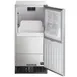 Hoshizaki C-80BAJ-DS 15" Air Cooled Nugget 80 lb Undercounter Ice Machine with 22 lb Bin, Outdoor 2 image