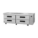 Hoshizaki CR72A 72" 4 Drawers Refrigerated Chef Base, (8) 12" x 20" Pan Capacity 1 image