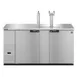 Hoshizaki DD69-S Stainless Steel Single/Double Tap Kegerator Beer Dispenser, 3x1/2 Keg Capacity 3 image