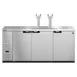 Hoshizaki DD80-S Stainless Steel Double Tap Kegerator Beer Dispenser -4 x1/2 Keg Capacity 3 image
