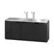 Hoshizaki DD80 Black Double Tap Kegerator Beer Dispenser - Four 1/2 Keg Capacity 1 image