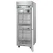 Hoshizaki DT1A-HS 27" 1-Section Reach-In Refrigerator Freezer Combo w/ 2 Half Solid Doors, Steelheart Series 4 image