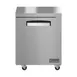 Hoshizaki EUF27A 27" 1-Door Undercounter Freezer, Stainless Steel Exterior, Front Breathing, 6.33 cu. ft. 1 image