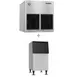 Hoshizaki FD-1002MAJ-C/BD-300SF Air Cooled Nugget 890 lb Ice Machine with Bin, 300 lb Storage 1 image