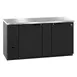 Hoshizaki BB69 69" Two Section 2 Swinging Solid Door Back Bar Cooler, 22.17 cu. ft. 2 image