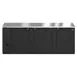 Hoshizaki BB95 95" Three Section 3 Swinging Solid Door Back Bar Cooler, 32.40 cu. ft. 3 image