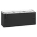 Hoshizaki CC80 80" Three Section Black Horizontal Bottle Cooler, 24.67 cu. ft. 2 image