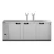 Hoshizaki DD95-S Stainless Steel Double Tap Kegerator Beer Dispenser, 5x1/2 Keg Capacity 3 image