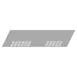 Hoshizaki HS-5086 Stainless Back, 72", For Horizontal Units 1 image