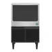Hoshizaki KM-116BAJ 24" Air Cooled Crescent 125 lb Undercounter Ice Machine with 53 lb Bin 4 image