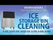 Hoshizaki KM-1900SWJ3/B-1150SS Water Cooled Crescent 1880 lb Ice Machine with Bin, 1148 lb Storage 6 image