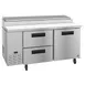 Hoshizaki PR67A-D2 67" 2-Section Refrigerated Pizza Prep Table w/ 2 Drawers & 1 Door 2 image