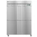 Hoshizaki PT2A-HS-HS 2-Section Pass-Thru Refrigerator w/ 8 Solid Half Doors, Top Mount, Stainless Steel, 53 cu. ft. 1 image