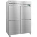 Hoshizaki PT2A-HS-HS 2-Section Pass-Thru Refrigerator w/ 8 Solid Half Doors, Top Mount, Stainless Steel, 53 cu. ft. 2 image