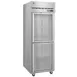 Hoshizaki R1A-HG 27" 1-Section Reach-In Refrigerator w/ 2 Glass Half Doors, Top Mounted, Stainless Steel, 23 cu. ft. 2 image