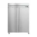 Hoshizaki R2A-FS 55" 2-Section Reach-In Refrigerator w/ 2 Solid Full Doors, Top Mounted, Stainless Steel, 50 cu. ft. 1 image