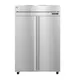 Hoshizaki R2A-FSN 52" Two Section Reach-In Refrigerator w/ 2 Solid Full Doors, Top Mount, Stainless Steel, 47 cu. ft. 1 image