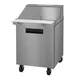 Hoshizaki SR27B-12M 27" One Section Mega Top Sandwich / Salad Prep Table w/ 1 Door, 12 Pans 1 image