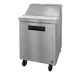 Hoshizaki SR27B-8 27" One Section Sandwich / Salad Prep Table w/ 1 Door, 8 Pans 1 image
