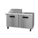 Hoshizaki SR60B-12M 60" Two Section Mega Top Sandwich / Salad Prep Table w/ 2 Doors, 12 Pans 1 image