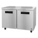 Hoshizaki UF48B 48" 2-Section Steelheart Series Undercounter Freezer w/ 2 Doors, 13.66 cu. ft. 1 image