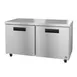 Hoshizaki UF60B 60" 2-Section Steelheart Series Undercounter Freezer w/ 2 Doors, 15.27 cu. ft. 1 image