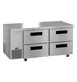 Hoshizaki ULR67B-D4 67" 4-Drawer Undercounter Refrigerator, Stainless Steel, 19.97 cu. ft. 1 image