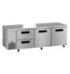 Hoshizaki ULR93B-D2 93" 3-Section Undercounter Refrigerator w/ 2 Doors & 2 Drawers, Stainless Steel, 30.17 cu. ft. 1 image