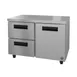 Hoshizaki UR48B-D2 48" 2-Section Undercounter Refrigerator w/ 1 Door & 2 Drawers, 13.6 cu. ft. 1 image