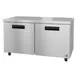 Hoshizaki UR60B 60" Two Section Undercounter Refrigerator w/ 2 Doors, 15 cu. ft. 1 image