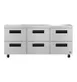Hoshizaki UR72B-LPD6 72" 6-Drawer Undercounter Refrigerator, Stainless Steel, 18.27 cu. ft. 1 image