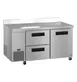 Hoshizaki WLR60B-D2 60" 2-Section Worktop Refrigerator w/ 1 Door & 2 Drawers, 17.22 cu. ft. 1 image
