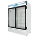 Howard-McCray CR-49-HC-US 60" Two Glass Door Merchandiser Refrigerator in White, 49 cu. ft. 1 image