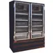 Howard-McCray GF42BM-B-FF 52" 2 Glass Door Merchandiser Freezer in Black, 42 cu. ft. 1 image