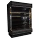 Howard-McCray R-OD35E-6-LB-B 75" Vertical Low-Base Open Air Merchandiser in Black, Remote 1 image