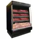 Howard-McCray R-OM35E-4L-LB-B 51" Vertical Packaged Meat Low-Base Open Merhandiser in Black, Remote Refrigeration, 3 Shelves, w/ LED Lighting 1 image