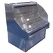 Howard-McCray R-OS30E-6C-S-LED 75'' Horizontal Curved Open Impluse Merchandiser, Stainless Steel, Remote 1 image