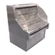 Howard-McCray R-OS35E-4C-LED 51'' Horizontal Curved Open Impluse Merchandiser in White, Remote Refrigeration, 2 Shelves, w/ LED Lighting 1 image