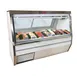 Howard-McCray SC-CFS34N-12-LED 144" Flat Refrigerated Seafood Display Case, White 1 image