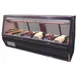 Howard-McCray SC-CFS40E-6-BE-LED 77" Flat Refrigerated Seafood Display Case, Black 1 image