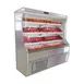 Howard-McCray SC-D32E-6-S-LED 74'' Vertical Dairy Open Air Merchandiser, Stainless Steel, Self-Contained 1 image